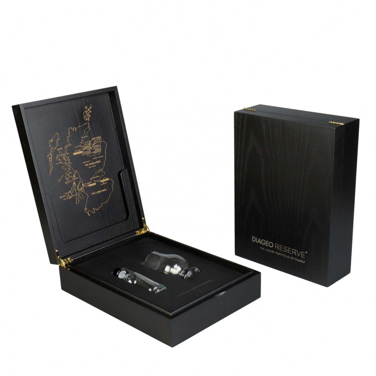 Black Wine Wood Box Exporter