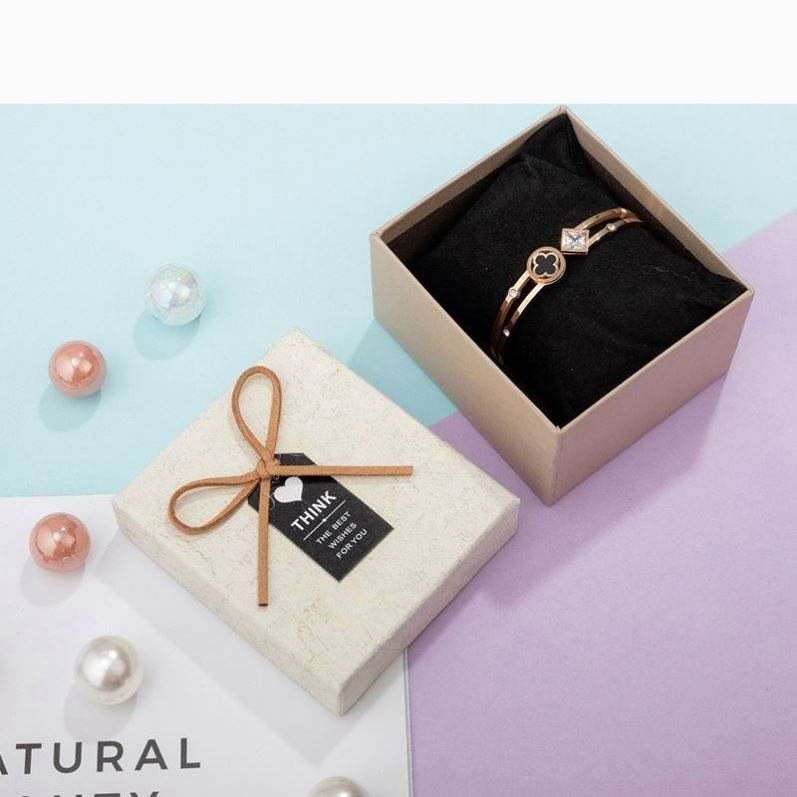 Wholesale Delicate Bowknot Gift Paper Box Paper Jewelry Packaging Box Bracelet Watch Packaging Box - Image 3