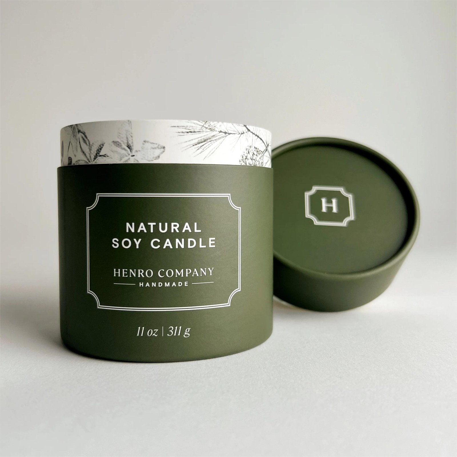 Wholesale Custom Printed Logo Tube Box Rigid Round Cardboard Paper Packaging Cylinder Candle Boxes With Lid - 图片 3
