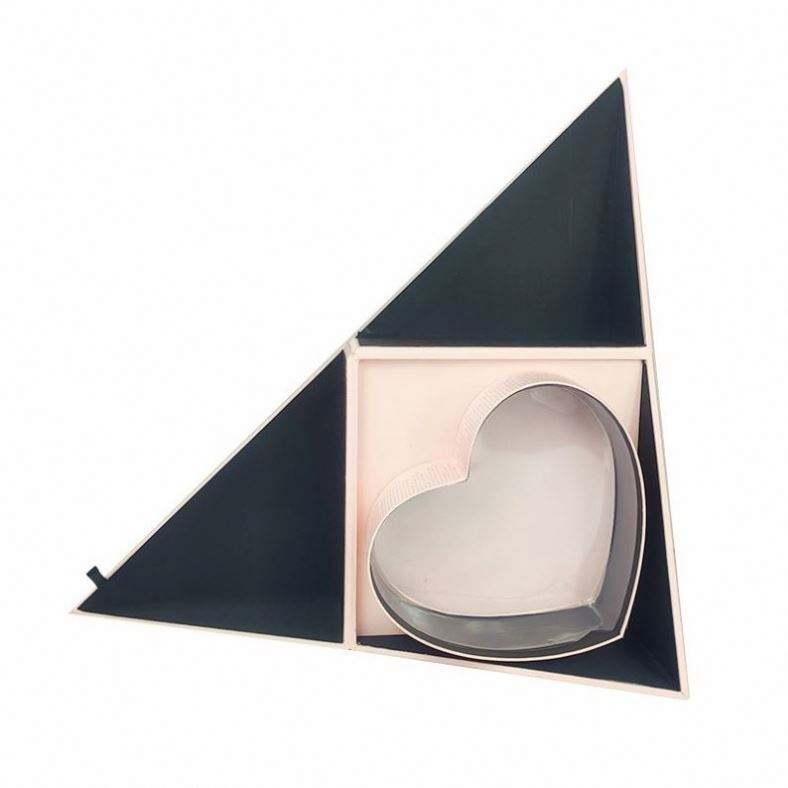Customized Design Color Printing Cosmetics Gift Box Triangle Box Packaging - 图片 4