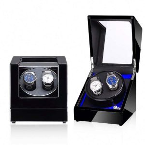 Classic Wooden Watch Case Packing Watch Box High End Paint Square Motor Watch Box Baking