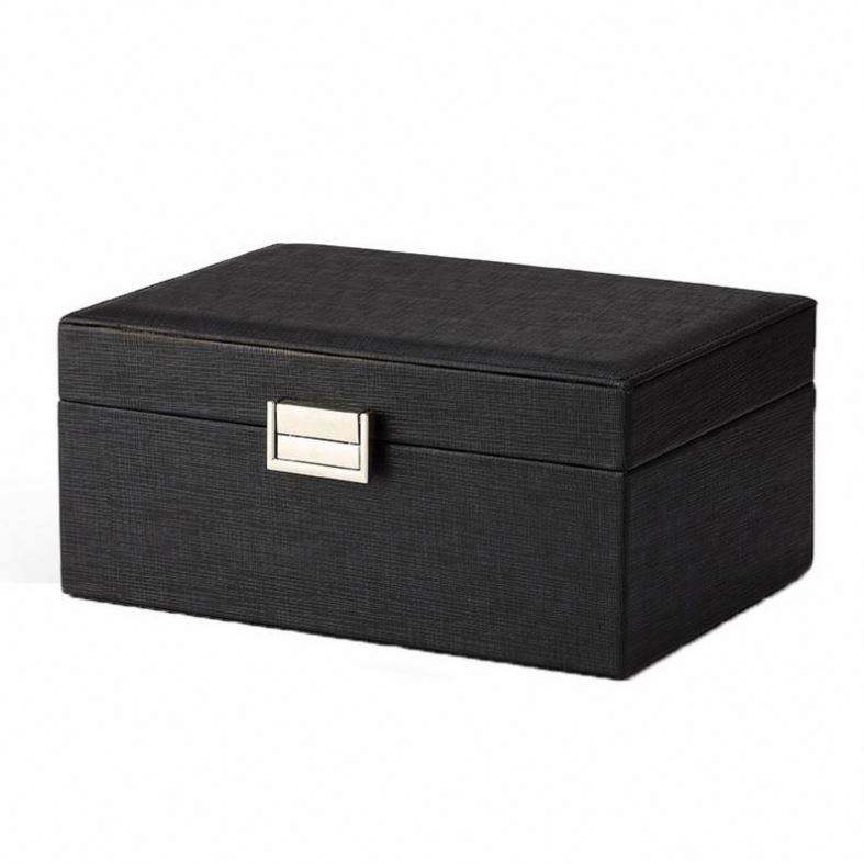 Custom unique necklace jewelry box leather luxury ring jewelry box