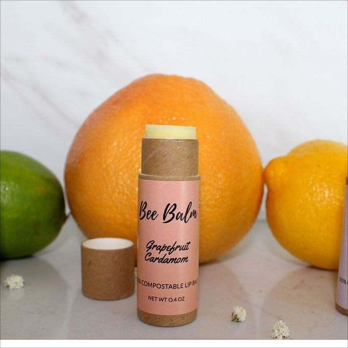 New Biodegradable Recycled Eco Friendly Cylinder Push Up Lipbalm Tube Black Paper Lip Balm Tube Packaging - 图片 3