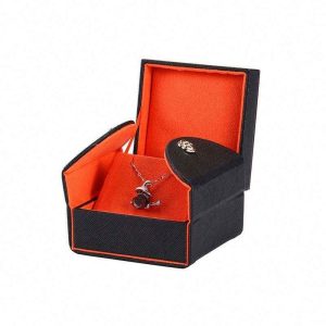 Custom new design leather jewellery boxes packaging with logo