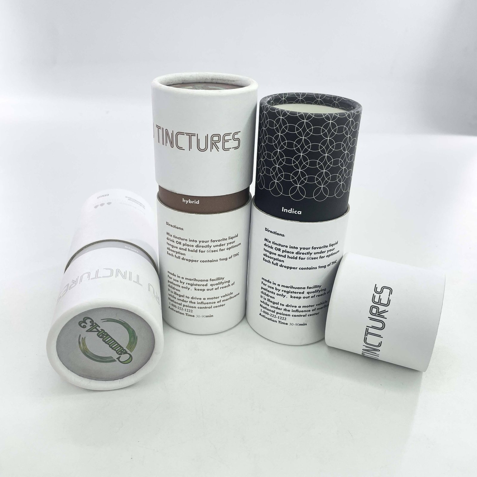 Custom Paper Tube Packaging Box for Perfume Bottle for 30ml 50ml bottle - 图片 7