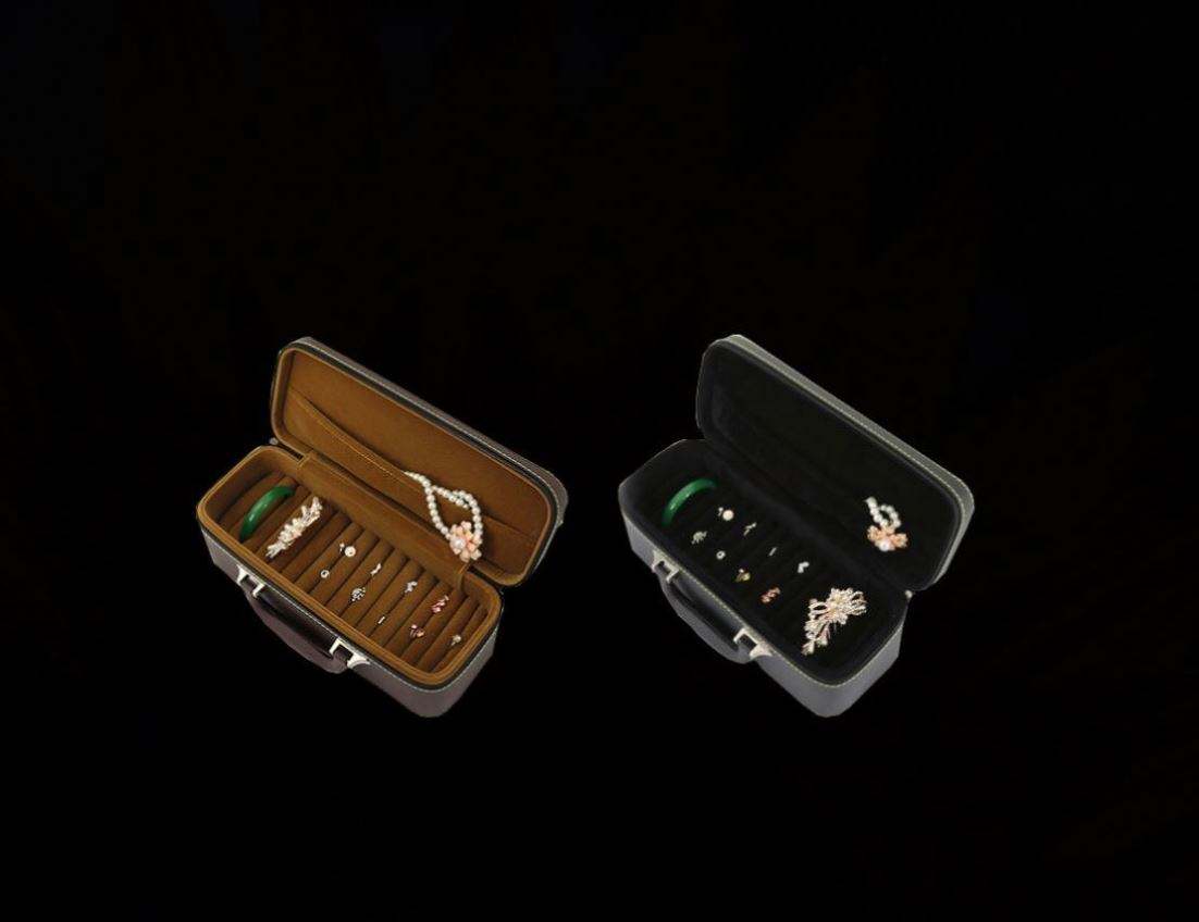 Leather Ring Earrings Necklace Travel packaging luxury bracelet box Organizer Display For Women Gift Storage Case Custom - Image 4