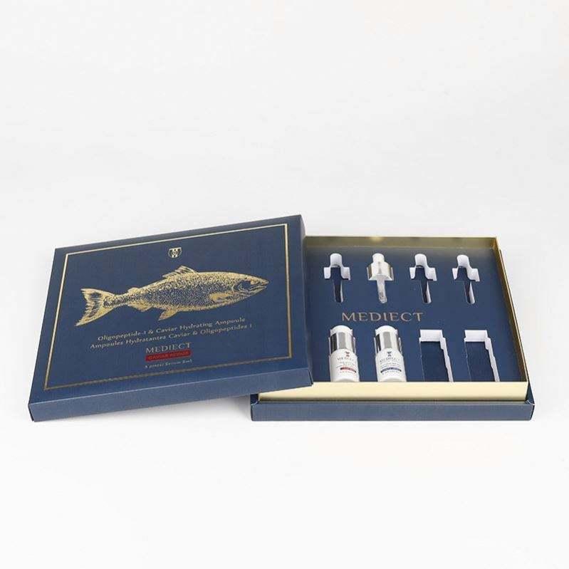 Luxury Skin Care Serum Packaging Box Makeup Vanity Box With Cosmetics Paper Gift Skin Care Serum Set Boxes - 图片 2