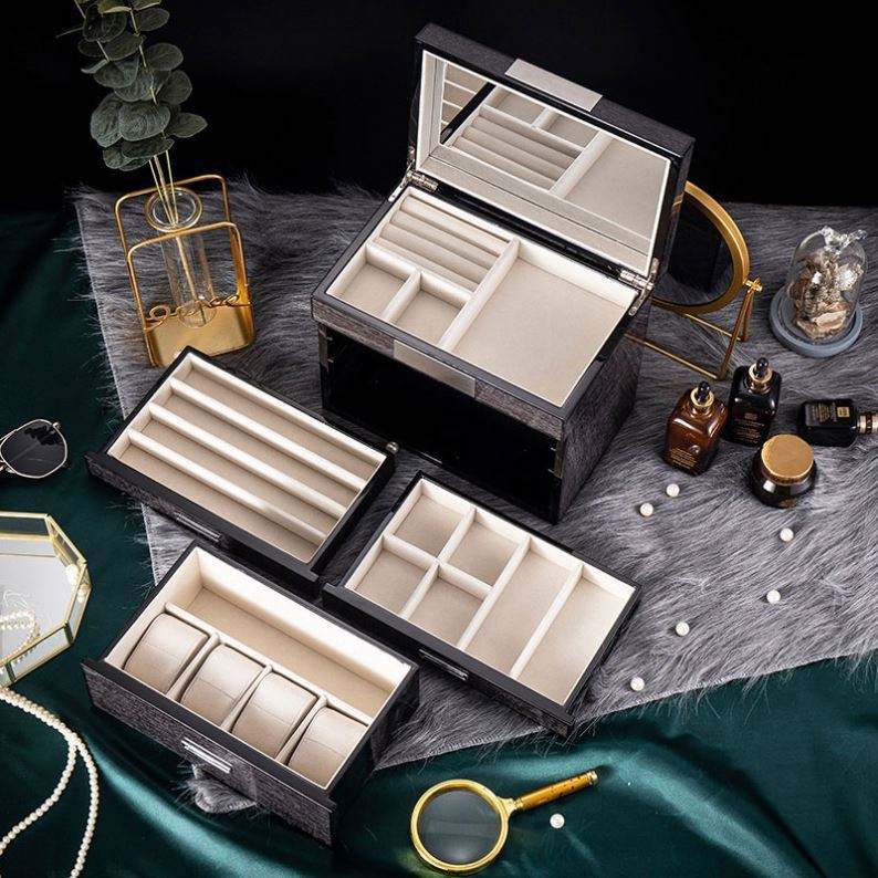 Custom multi-layer drawer box jewelry box storage display box - Image 5