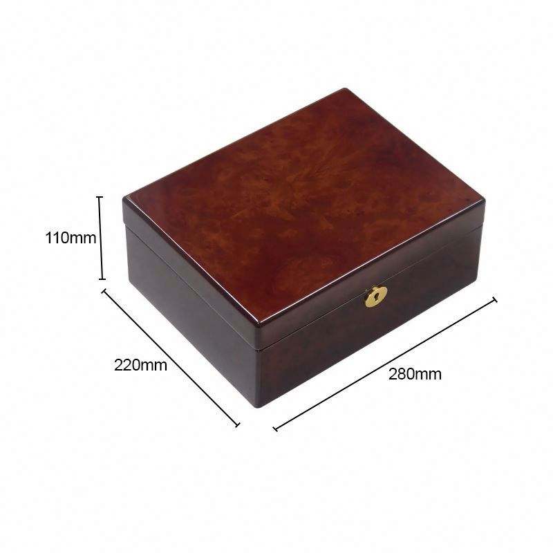 Multi-Layer Cufflinks Wood Organizer Packaging High-End Professional Cufflink Display Wooden Case - Image 5