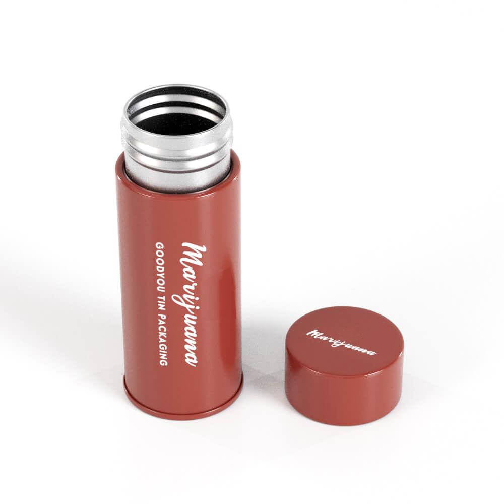 Customizable mint candy tin child proof containers food grade pill cylinder child resistant round tin with lids - Image 5