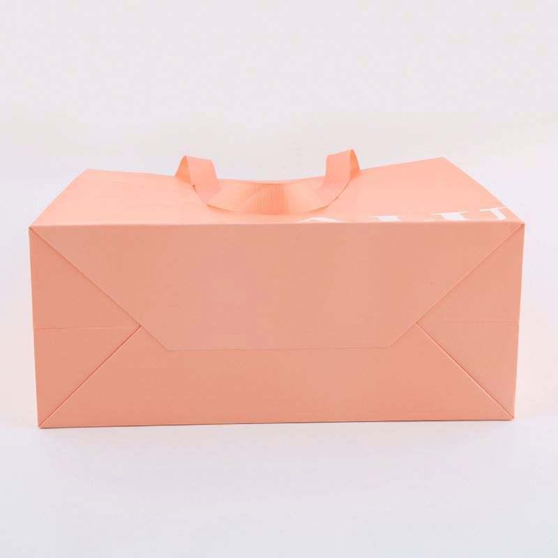 BTO Luxury Paper Carrier Kraft Bags Boutique Bags Matte Black Paper Bag With Your Own Logo - Image 3