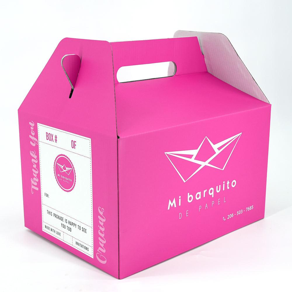 Recycled Kraft Paper Box Packaging Boxes Corrugated Paper Package Paper Packaging Box for food packaging - 图片 4