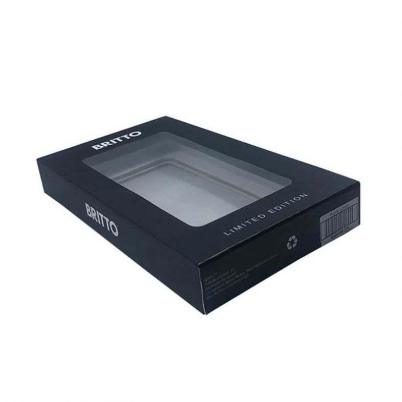 High Quality Red Box for Phone Case Packaging With Plastic Tray Clear Window Custom Printing Box - Image 6