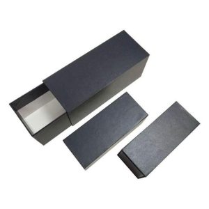High Quality Drawer Style Black Simple Style Customized Low MOQ Gift Packaging Box