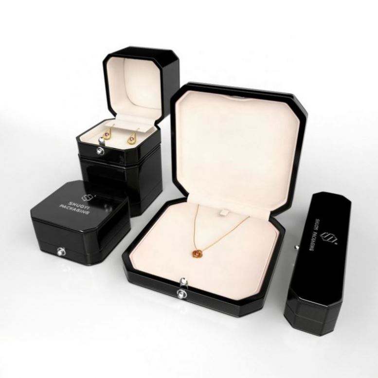 jewelri oud incense burner storage velvet ring luxuriate gift packaging resin jewellery Customized luxury wooden jewelry box set