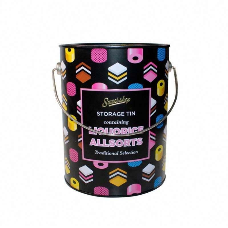 Manufacturer Customize Gift Packaging Tin Box Liquid Barrel Metal Box Portable custom printed Packaging Bucket with cover