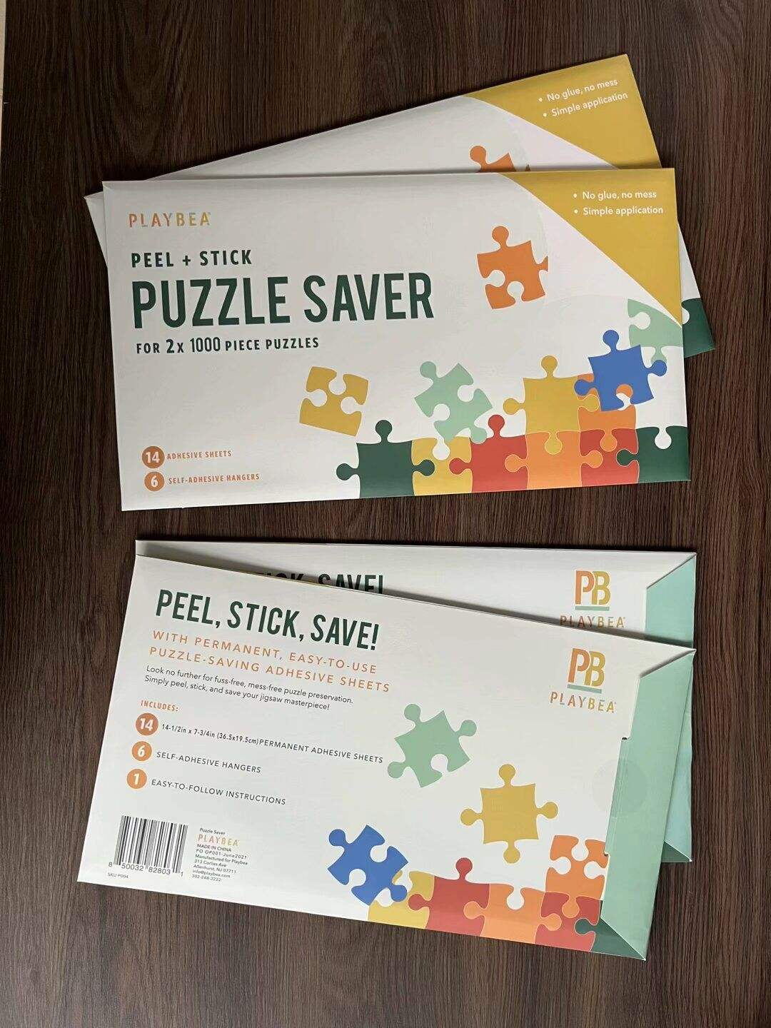 Environmentally friendly personalized design paper customized printing paper 14 pieces of pressureless puzzle film stickers - Image 5
