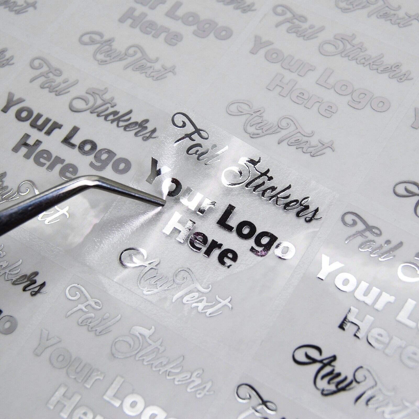 Wholesale customized sizes personalized transparent waterproof logo stickers printed business labels accept customization - Image 5