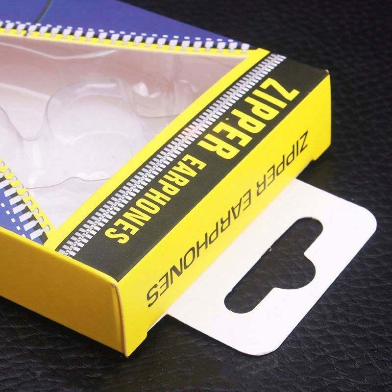 Custom Packaging Box Earphone Box Creative Headphone Earphone packaging box with plastic window - Image 4