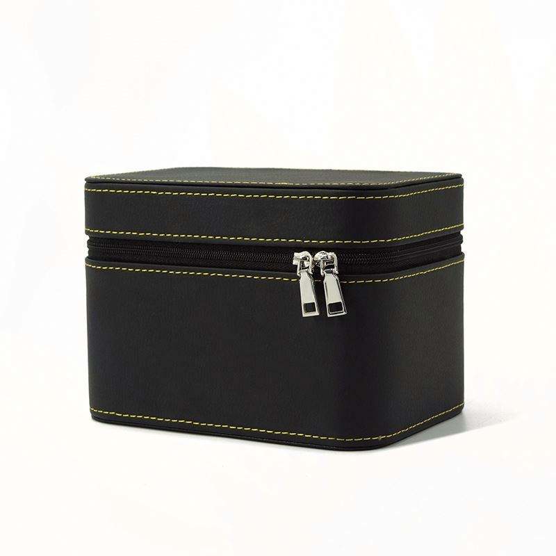 Leather For gift Women Rings Earrings Necklace Travel bracelet jewelry box packaging Organizer Display Storage Case Custom - Image 4