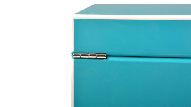 jewelers package custom blue earrings jewelry organizer necklace packaging wooden gift box custom bracelet box - Image 6