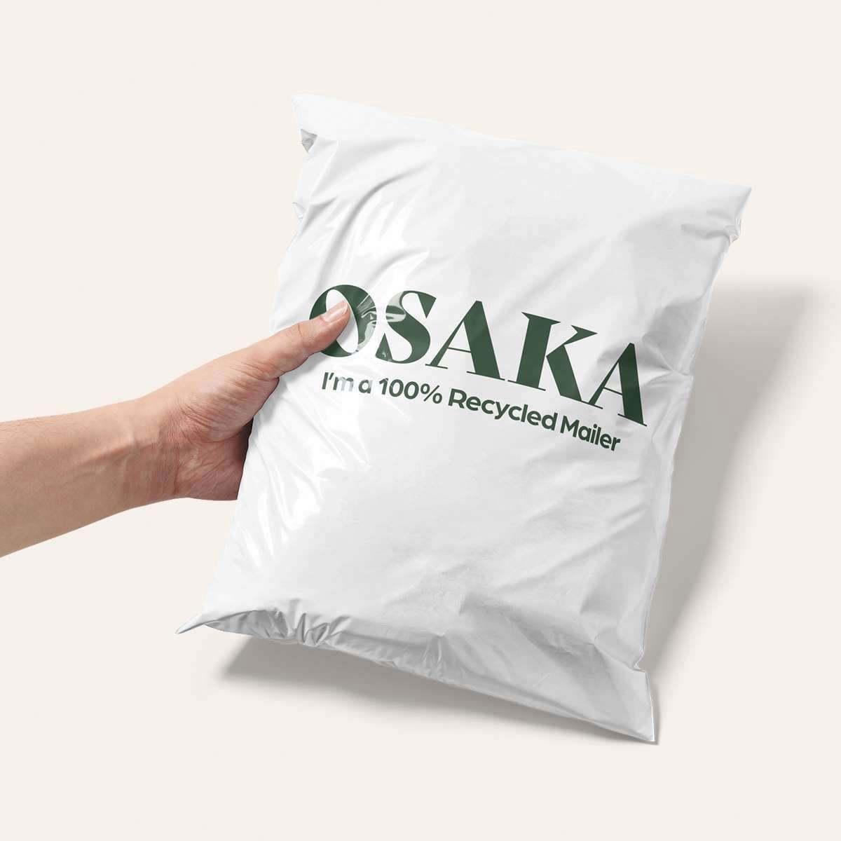 Wholesale custom printed courier express recycled white black bags shipping package envelope poly bag mailing bag for e-commerce - Image 4