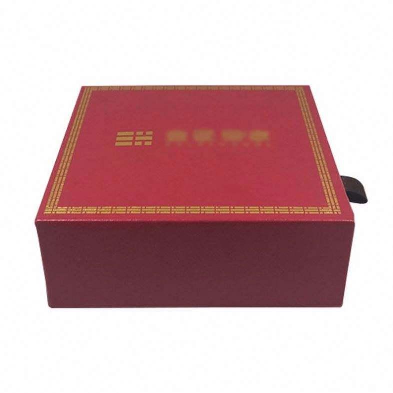 wholesale custom LOGO red drawer Jewelry gift packaging boxes women and Girls Earrings or BRACELETS - Image 4
