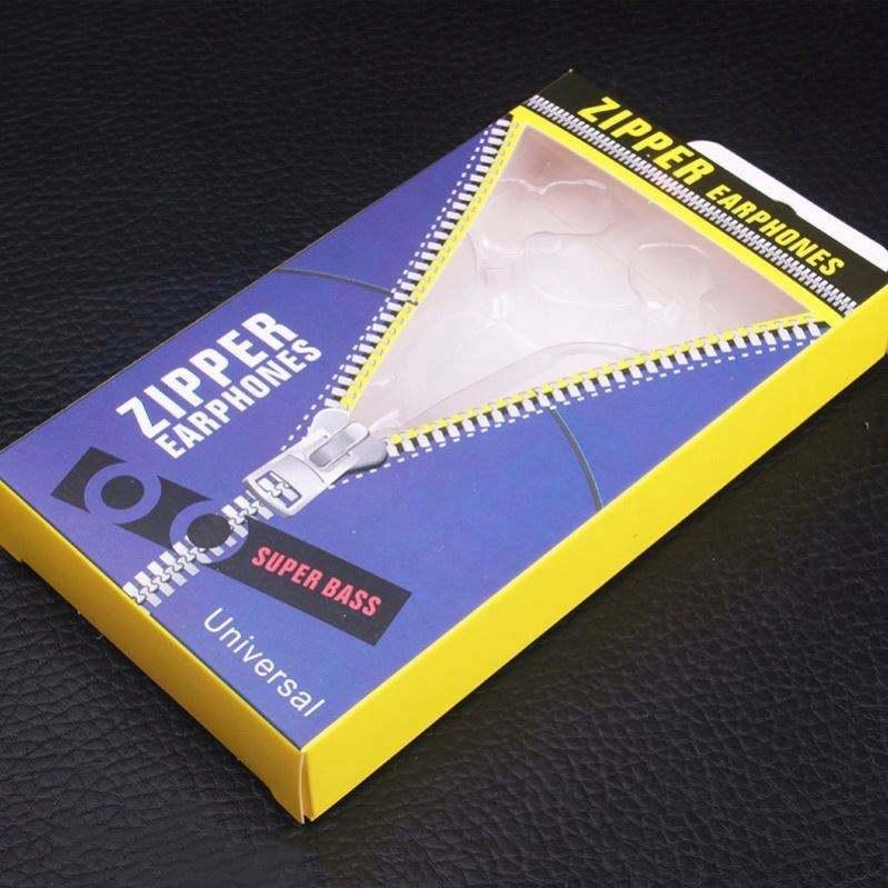 Custom Packaging Box Earphone Box Creative Headphone Earphone packaging box with plastic window - Image 3