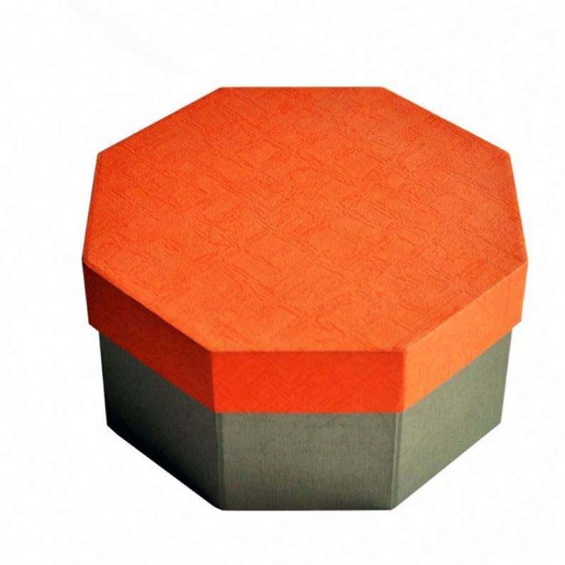Luxury Premium Custom Brand Octagonal Rigid Cardboard Jewelry Packaging Gift Box with Foam Tray - Image 4
