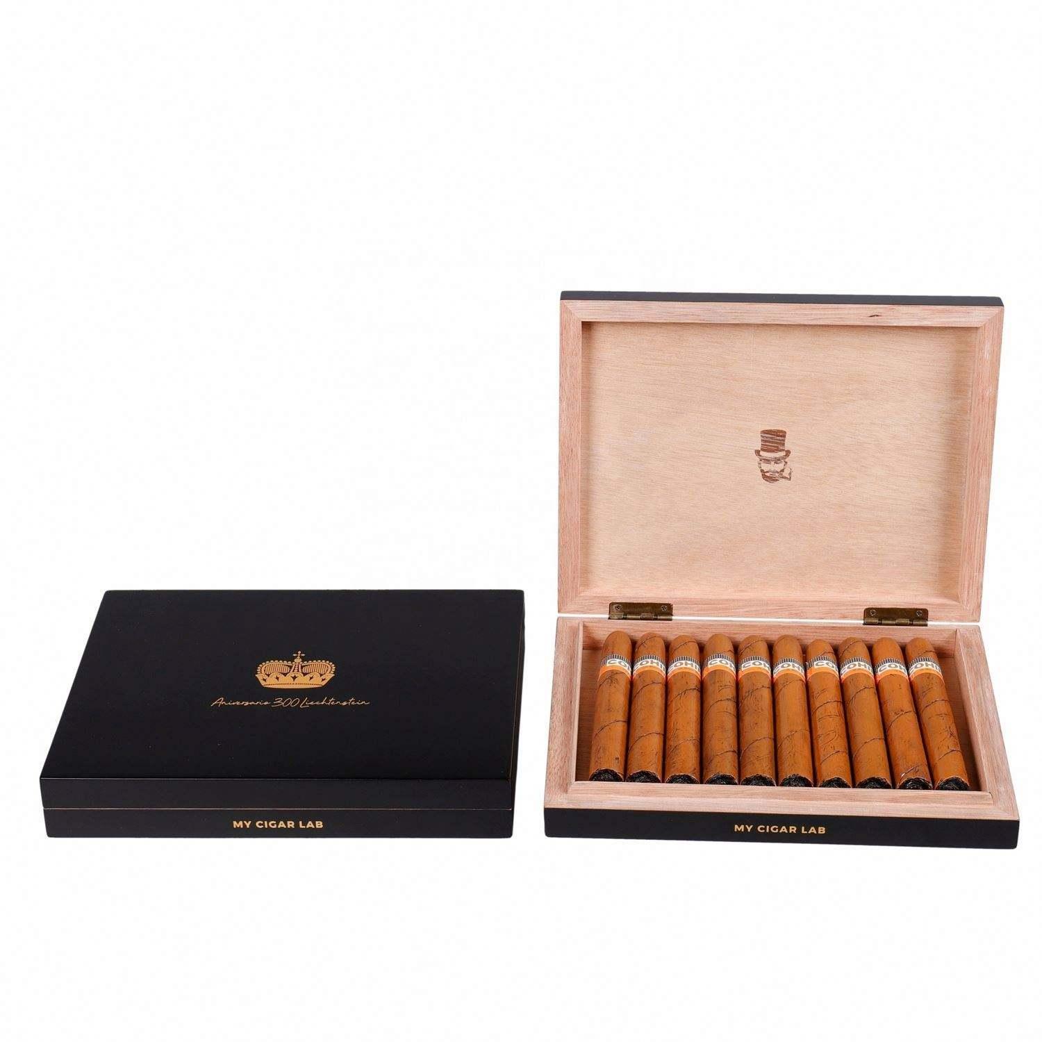 High-end mahogany exquisite workmanship with lid wooden environmental protection paint 10 humidors - Image 3