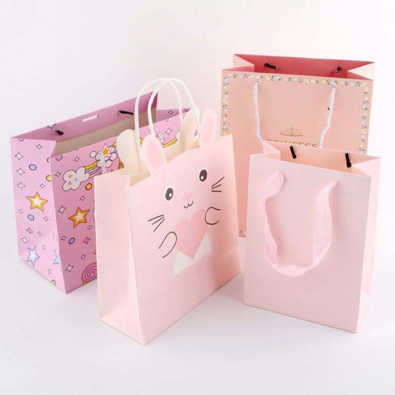 BTO Custom logo printed luxury merchandise retail euro tote cardboard packaging art paper shopping bags for clothes/clothing - 图片 3