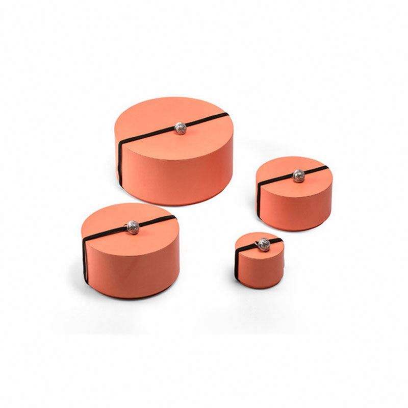Custom round paper jewelry packaging box - Image 5