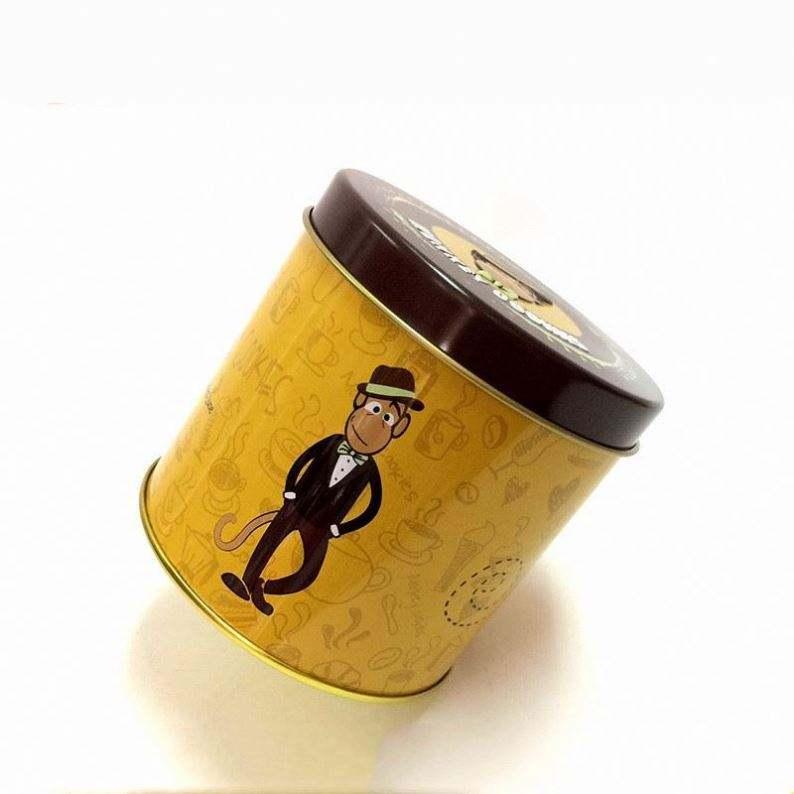 Hot Sale!! Customize Cylindrical Tin Box Tea coffee bean candy chocolate packaging tin box Tinplate Metal Gift Box - 图片 3