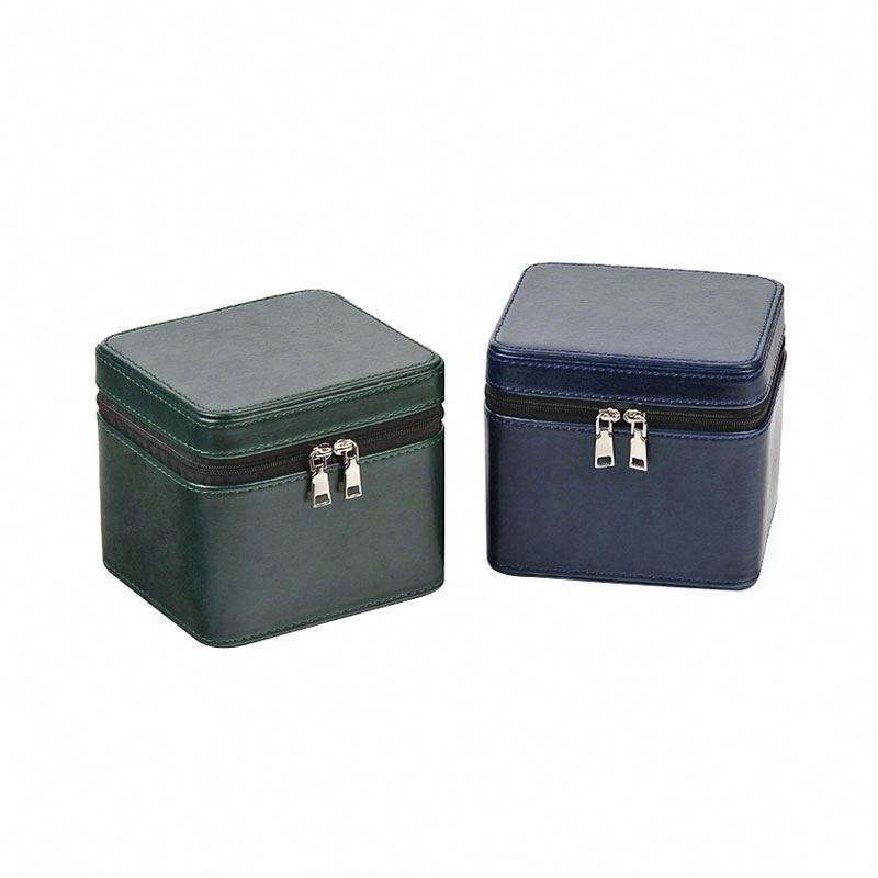 Custom Logo Earring Necklace Jewelry Organizer Case Pu Leather Jewellery Bracelet Box - 图片 3