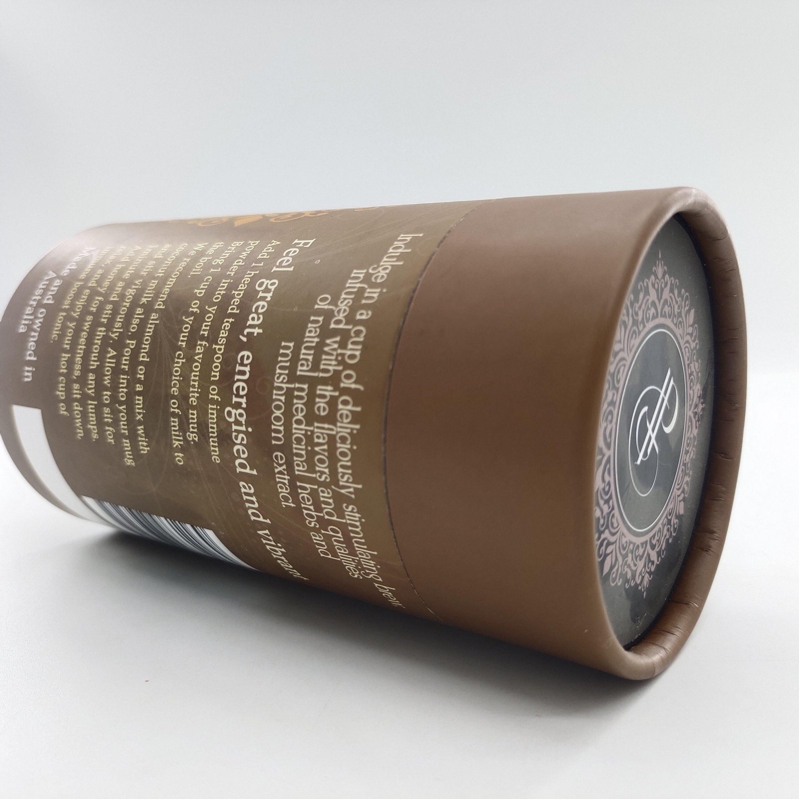 Custom Food Grade Round Kraft Container Coffee Paper Tube Packaging For Tea - 图片 2