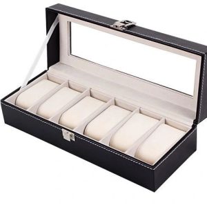 Custom Recyclable Novel Attractive Design Gift Box Watch Box Display PU Leather Watch Packing Box