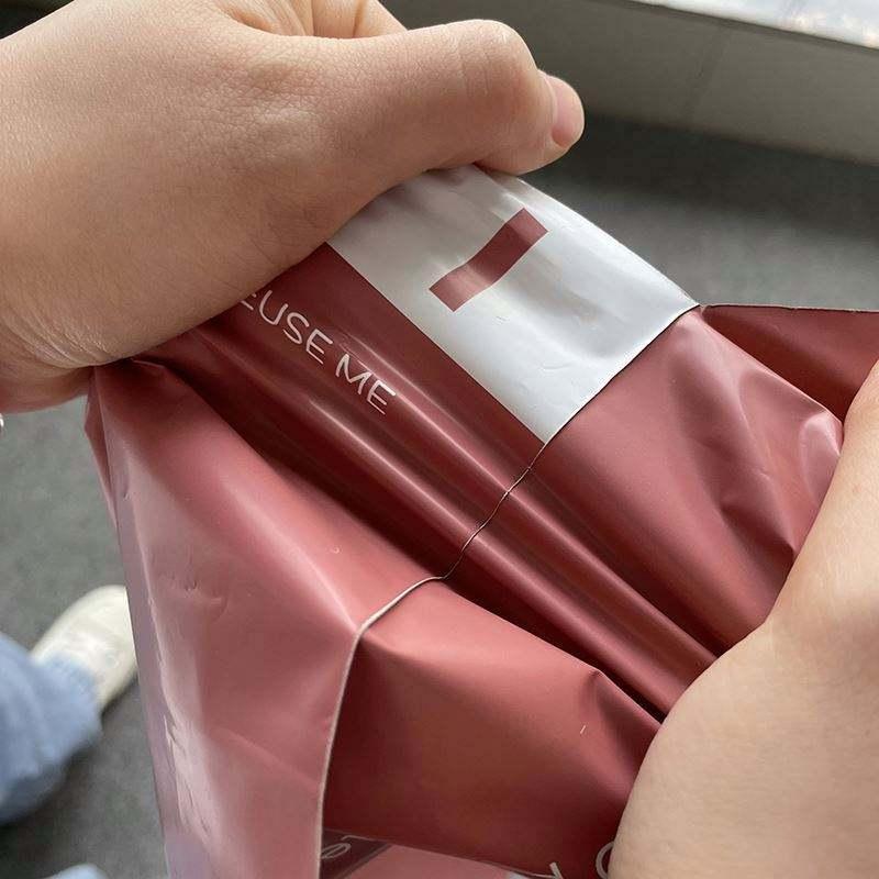 Wholesale cheap polimailers 10x13 pink iridescent express mailing bag reusable peach mail postal bag for Jewelry shippipackaging - Image 5