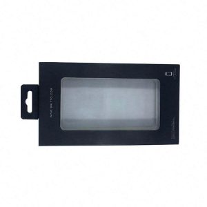 High Quality Red Box for Phone Case Packaging  With Plastic Tray Clear Window Custom Printing Box