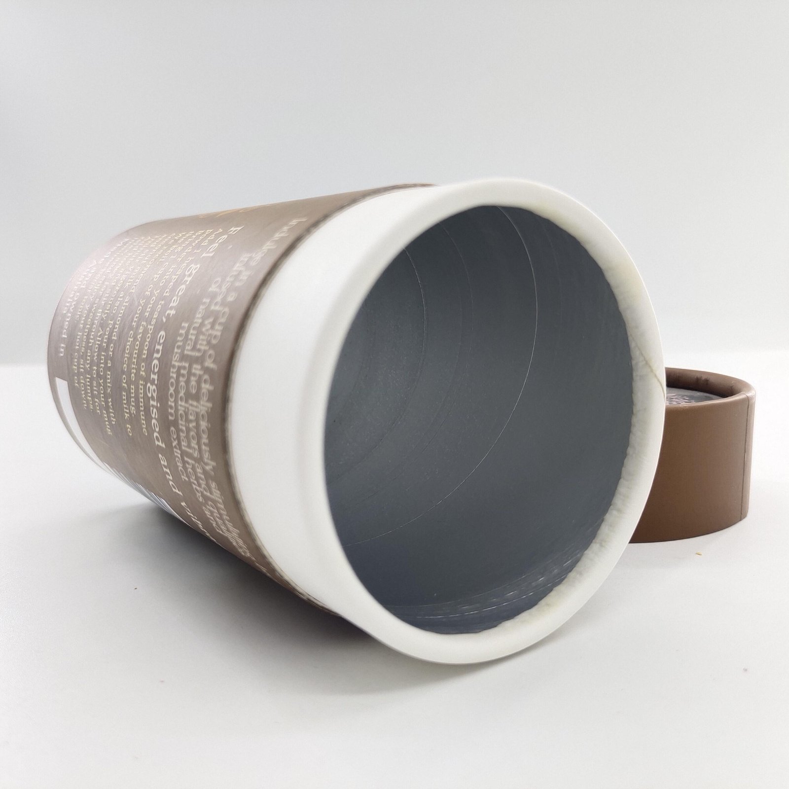 Custom Food Grade Round Kraft Container Coffee Paper Tube Packaging For Tea - 图片 3
