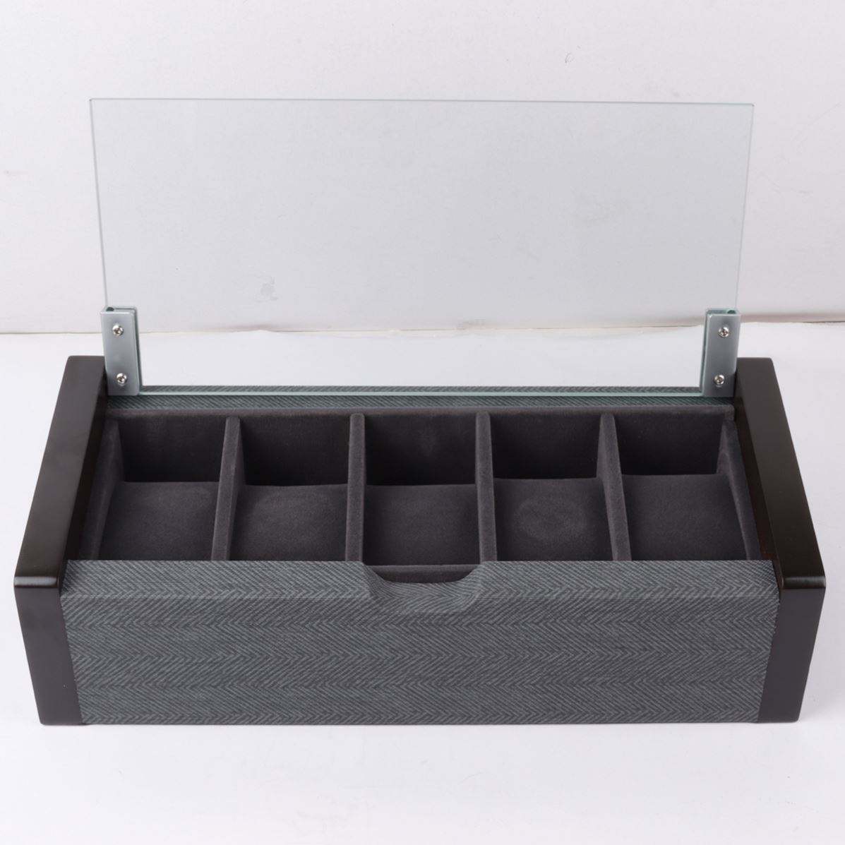 High End Wooden Watch Collection Box Luxury Mens Storage Gift Watch Box Packaging Case Organizer - Image 3