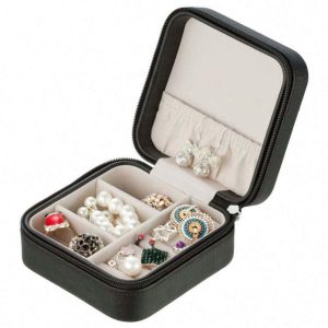 Multi-Function Portable Travel Jewelry Case Custom Gift Rings Earrings Necklaces Storage Case