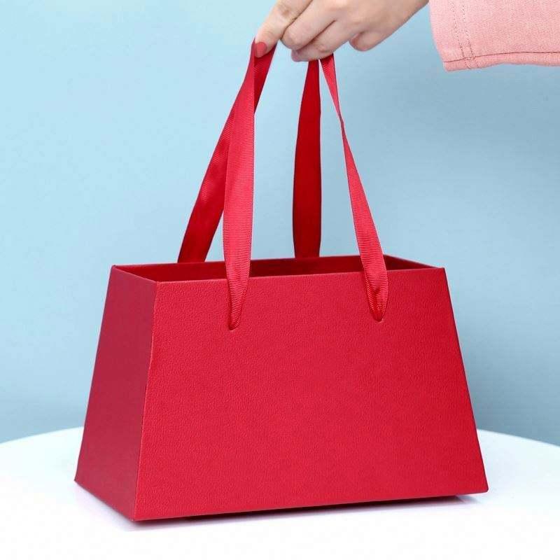 Red Wine Box Corrugated Paper Packaging Portable Gift Box Custom Wine Glass Gift Box For Wine - Image 6