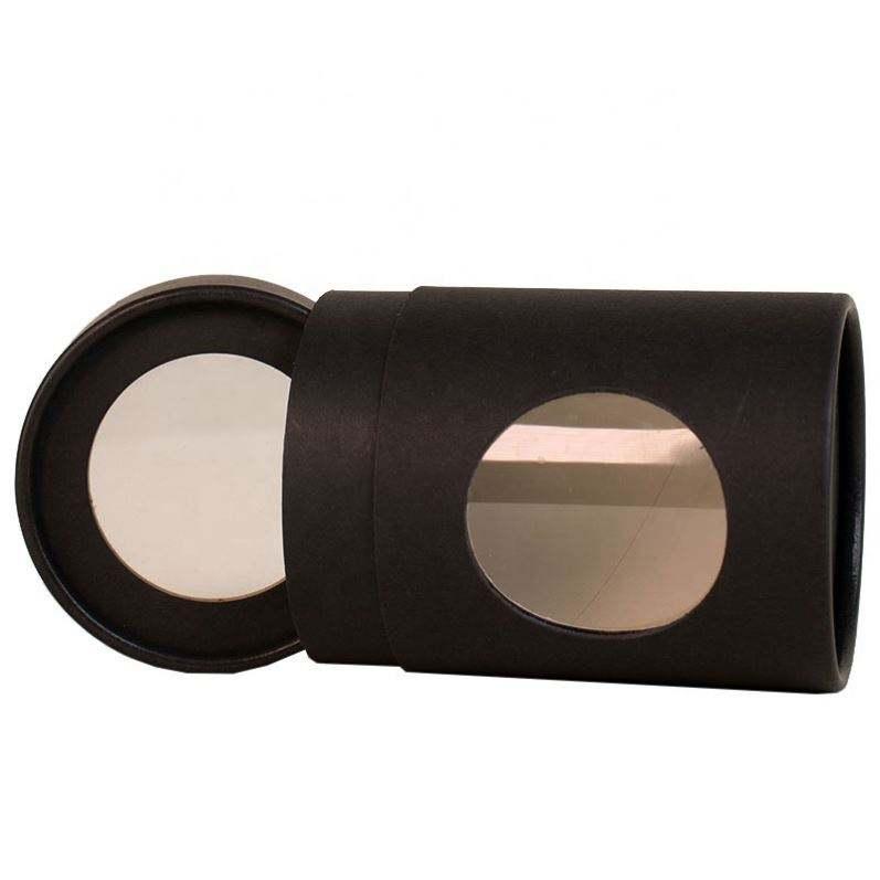 Food grade cylinder round cardboard box coffee tea gift box biodegradable paper tubes tea bag packaging box for tea - 图片 6