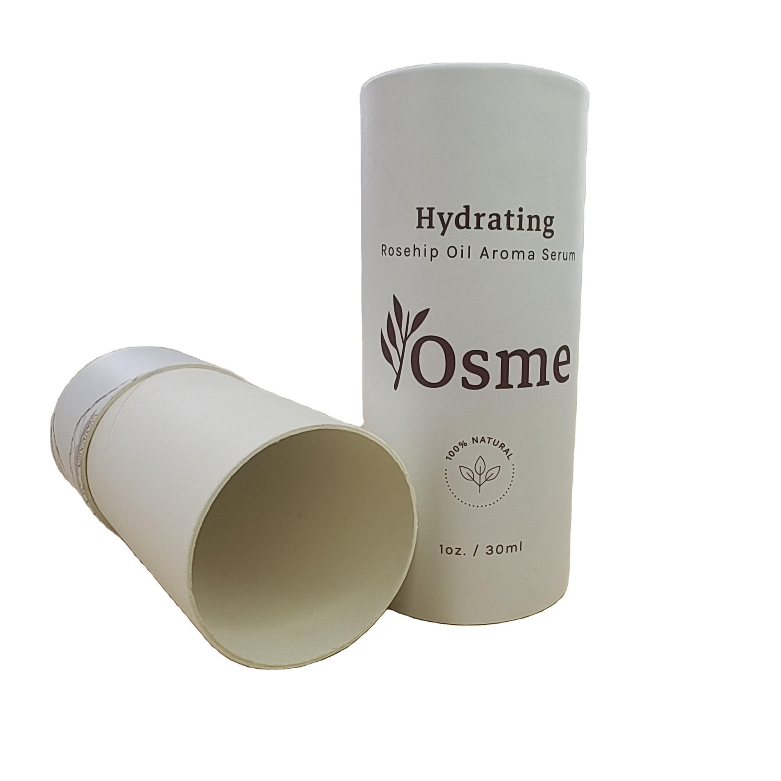 Eco Friendly Round Box Biodegradable Kraft Paper Tube Packaging For Perfume Glass bottle - 图片 5
