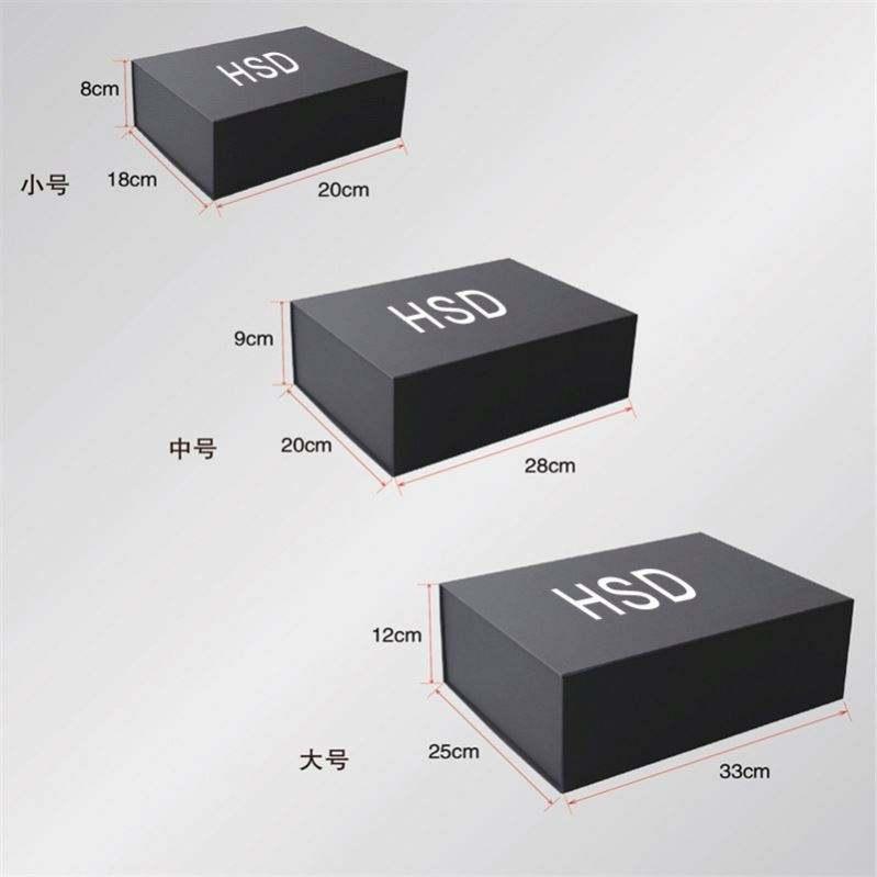 High End Folding Apparel Gift Box With Ribbon Custom Logo Luxury Wedding Dress Shirts Shoes Magnetic Packaging Box Baby Clothes - 图片 3
