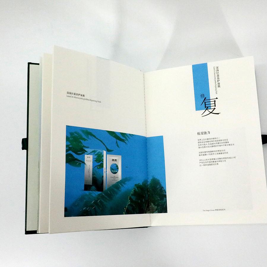 Customized Flip Top Premium Gift Box Hard Green Ribbon Book Shaped Gift Box for Bridesmaid Present Packaging - 图片 5