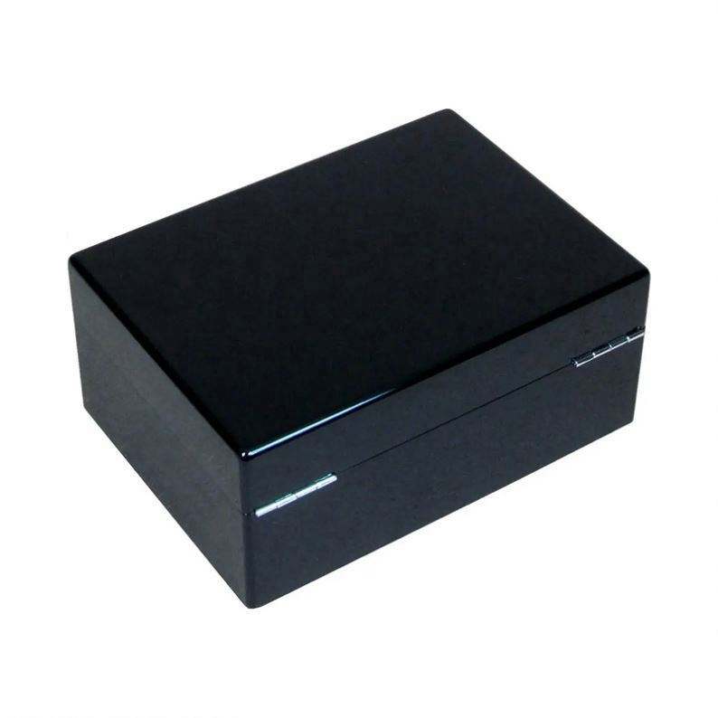 Private Label Custom Logo Cufflink Packing Box High Quality Handmade Cufflink Storage Wood Boxes - 图片 5