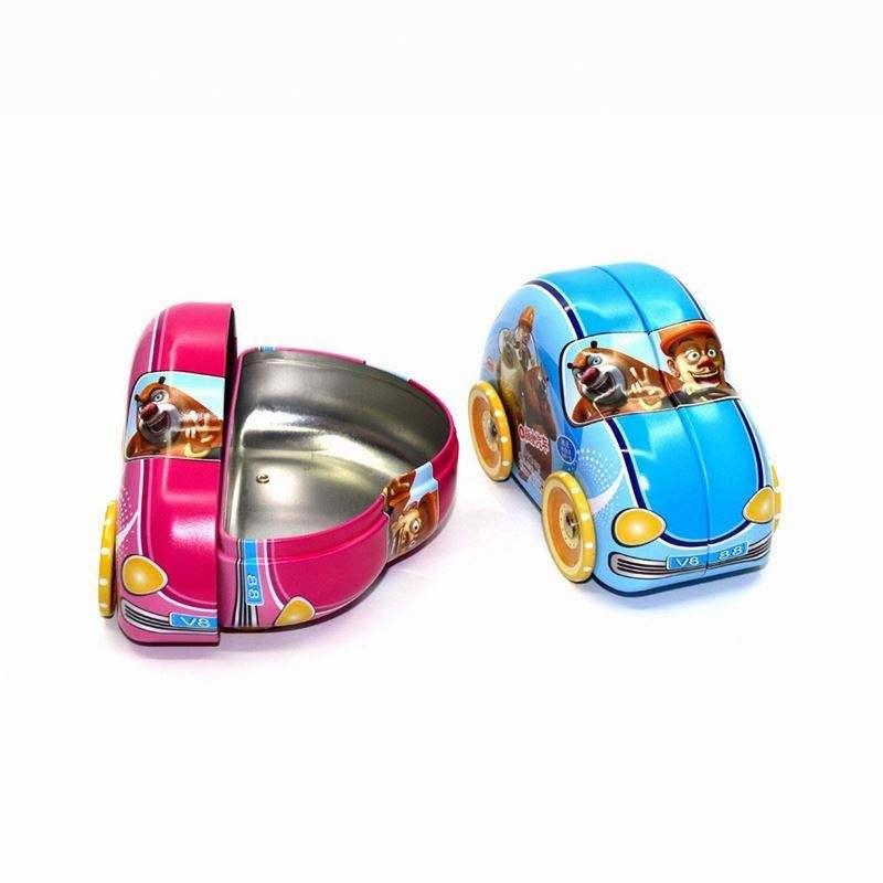 Promotion Car Shape Coin Metal Tin Box For Toy Canned Food Each Tin Box In A Poly BagProper Quantity Into An Exporter Carton - 图片 5