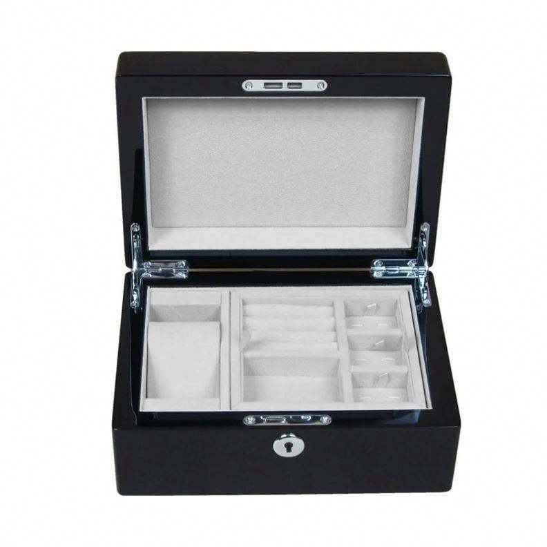 Private Label Custom Logo Cufflink Packing Box High Quality Handmade Cufflink Storage Wood Boxes