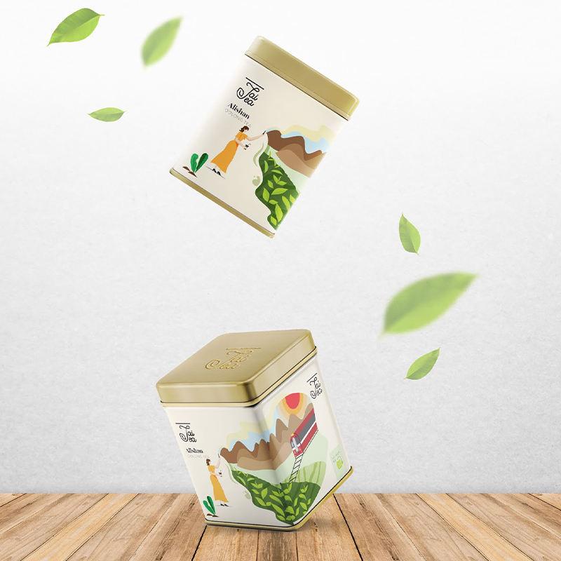Hot sale dongguan custom printing luxurious square tea tin orange coffee packaging empty tea tin box - Image 6